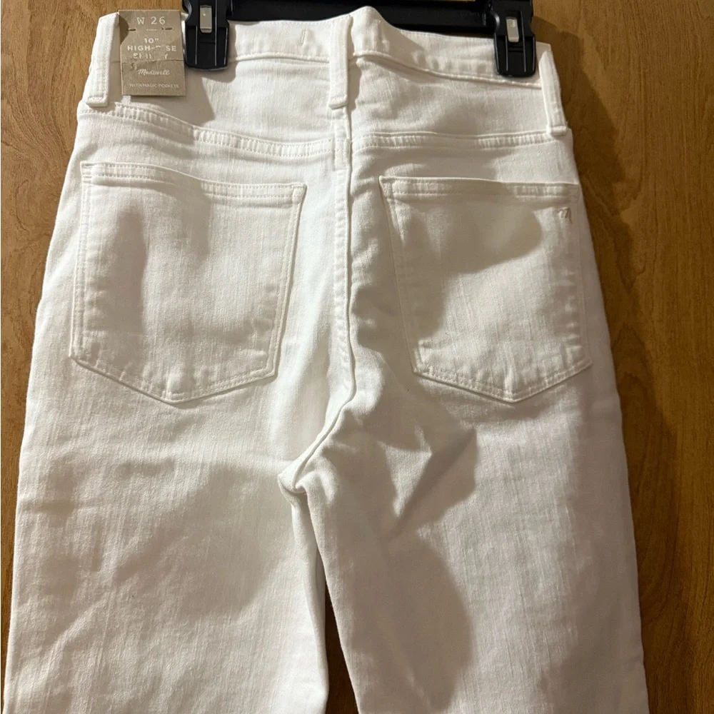Madewell Women's White 10” High-Rise Skinny Jeans NWT Size 26 - Picture 7 of 8